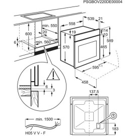 Духовой шкаф ELECTROLUX EOF3H50BK