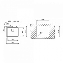 Мойка кухонная Teka ZENIT R15 1B 1D LHD 78 2 (art.12139013)