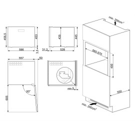 Винный шкаф SMEG CVI121B3