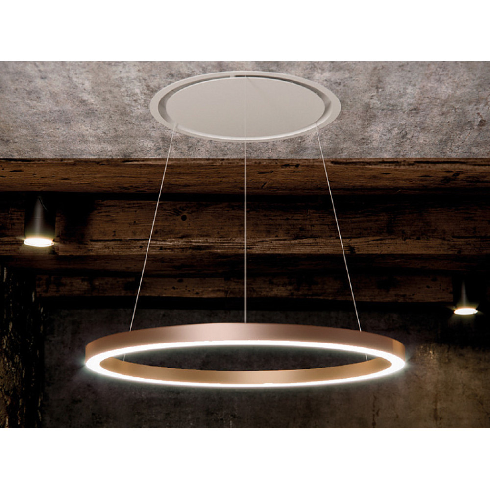 Вытяжка PANDO SKYRING/54 COBRE V.1130 ECO SEC PLUS