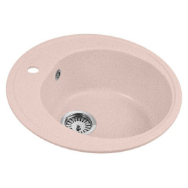 Кухонная мойка AQUAGRANITEX M-08 розовый