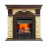 Камин DIMPLEX dublin арочный сланец крем под danville delux black (темный дуб)