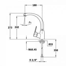 Смеситель TEKA mtp 915 хром (469150210)