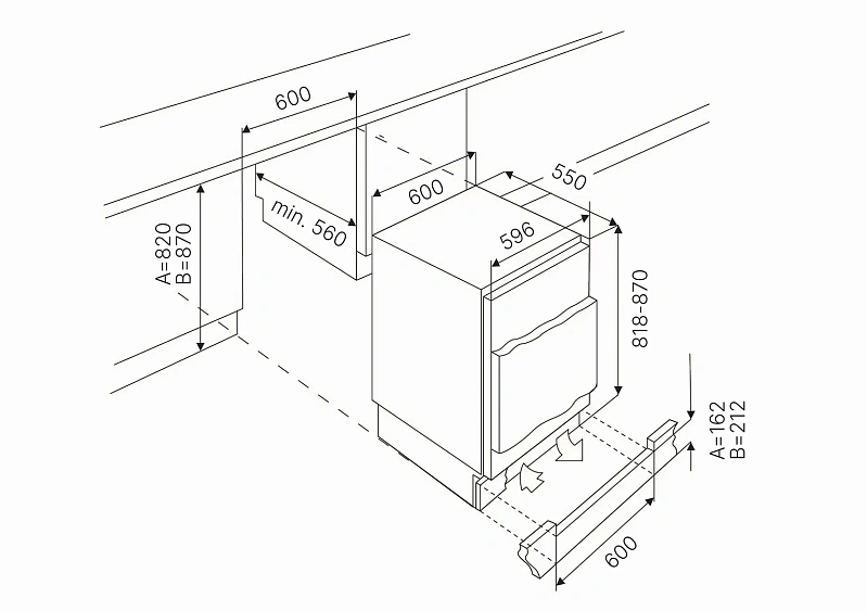 Холодильник KUPPERSBUSCH FKU 1545.0I