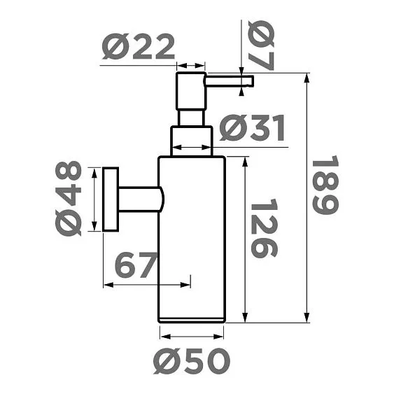 Дозатор OMOIKIRI OM-07-BN (4995089)