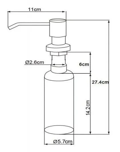 Дозатор EMAR ЕД-401D.3 Кварц