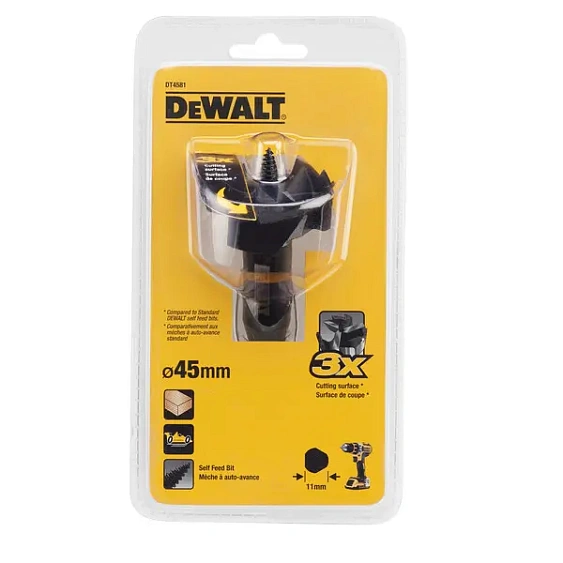 Сверло форстнера DEWALT ф 45мм. dt4581