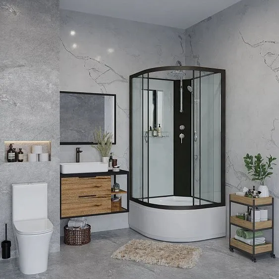 Душевая кабина NIAGARA NG-6709-14BKT