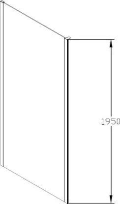 Душевая стенка SSWW LA60-Y10 (1000*1950)