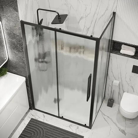 Душевое ограждение GROSSMAN 100.K33.02.120.21.02-200.K33.02.90.21.02 черный матовый