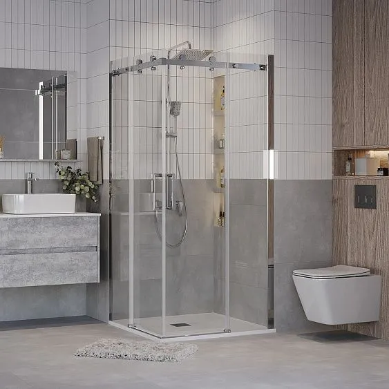 Душевое ограждение GROSSMAN 300.K33.04.1010.10.00 хром