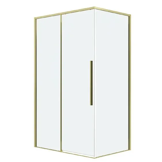 Душевое ограждение GROSSMAN 100.K33.01.110.32.00-200.K33.01.80.32.00 золото сатин
