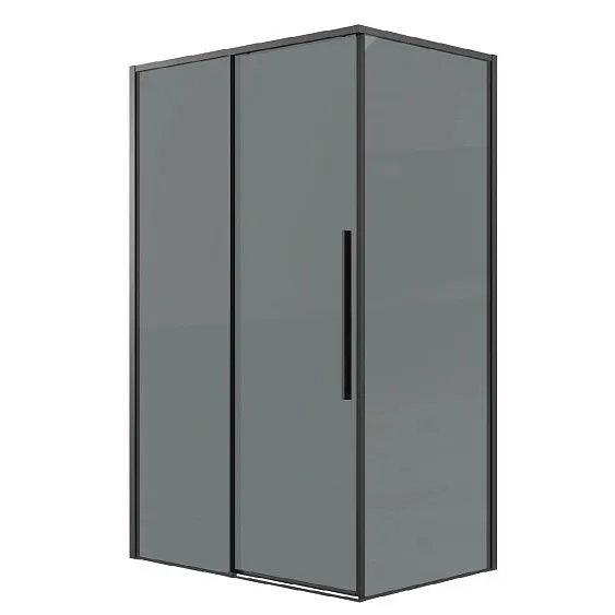 Душевое ограждение GROSSMAN 100.K33.01.100.21.10-200.K33.01.100.21.10 черный матовый