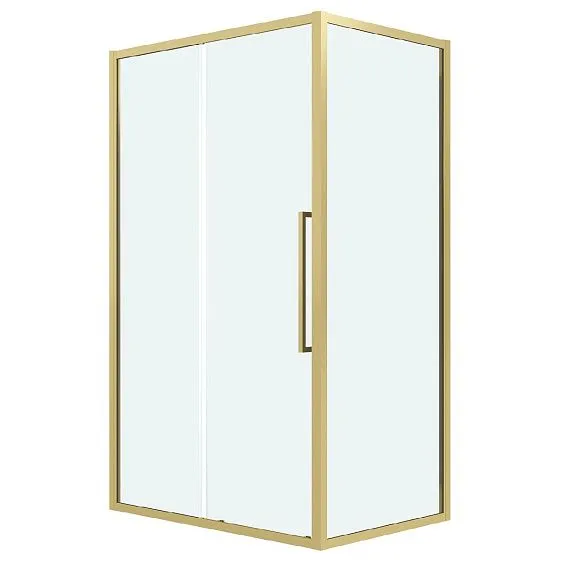 Душевое ограждение GROSSMAN 100.K33.02.100.32.00-200.K33.02.100.32.00 золото сатин