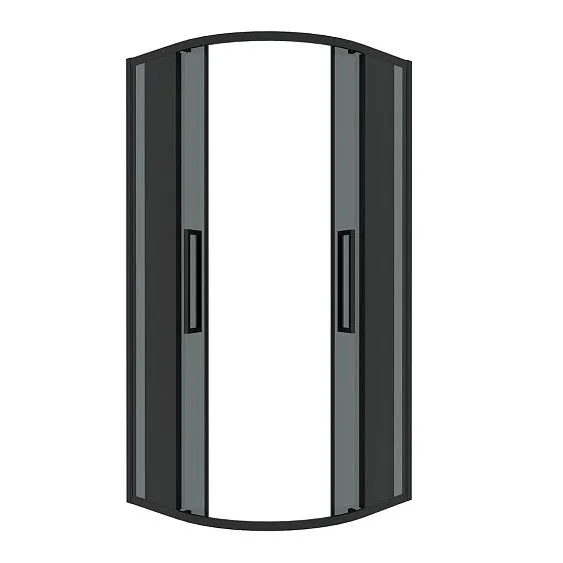 Душевое ограждение GROSSMAN 301.K33.02.1010.21.10 черный матовый