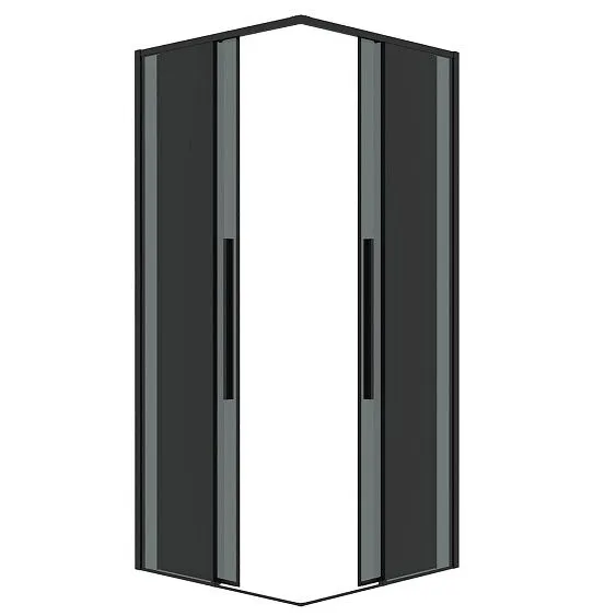 Душевое ограждение GROSSMAN 300.K33.01.1010.21.10 черный матовый