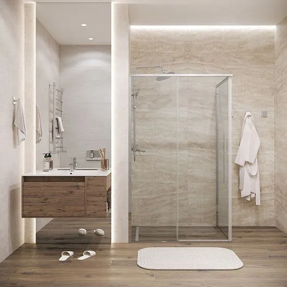 Душевое ограждение GROSSMAN 100.K33.01.110.10.00-200.K33.01.100.10.00 хром