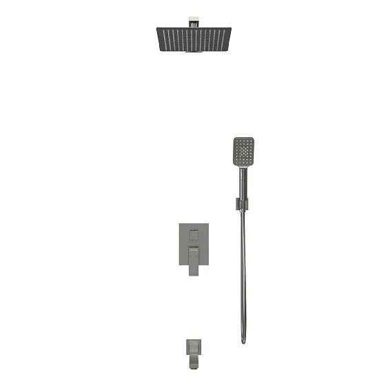 Душевая система скрытого монтажа GROSSMAN 501.K35.05.420 графит сатиновый