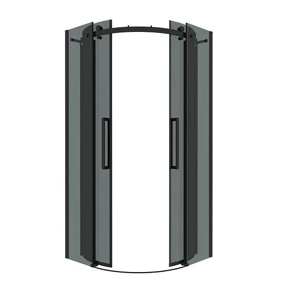 Душевое ограждение GROSSMAN 301.K33.04.9090.21.10 черный матовый