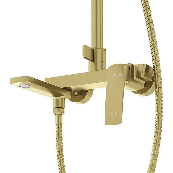 Душевая стойка GROSSMAN 500.K35.10.320 золото сатиновый