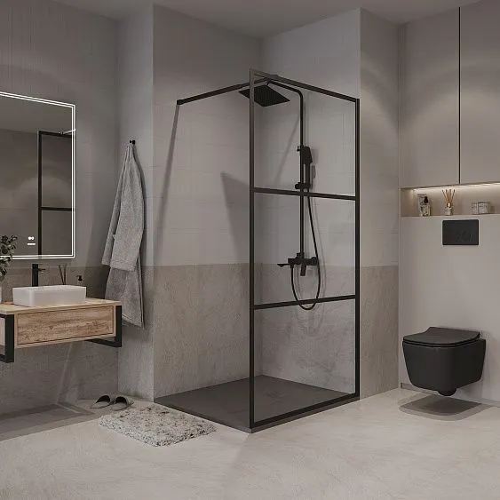 Душевая перегородка NIAGARA NG-688-10BLACK