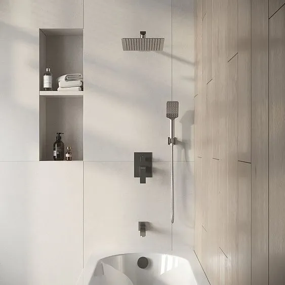 Душевая система скрытого монтажа GROSSMAN 501.K35.05.120 брашированный никель