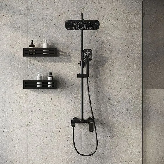 Душевая стойка GROSSMAN 500.K35.09.210 черный матовый