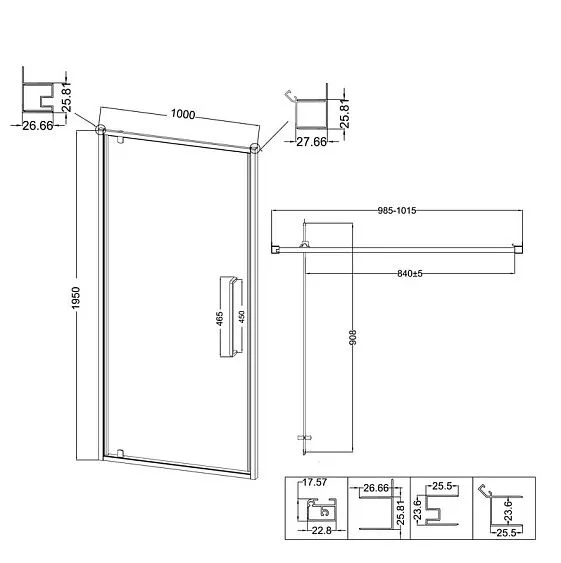 Дверь NIAGARA NG-66-10A