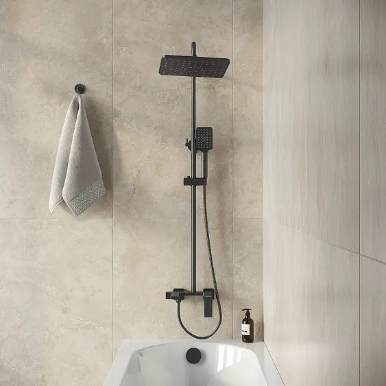 Душевая стойка GROSSMAN 500.K35.05.210 черный матовый