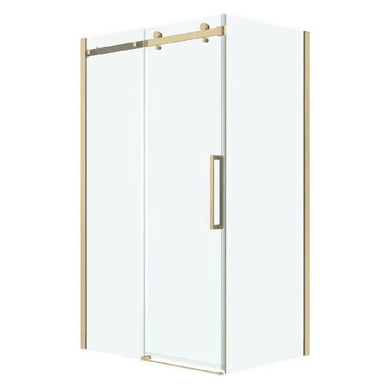 Душевое ограждение GROSSMAN 100.K33.04.100.32.00-200.K33.04.90.32.00 золото сатин