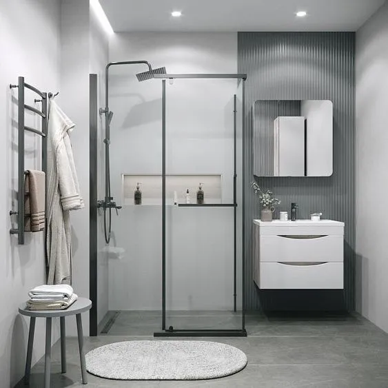 Боковая стенка GROSSMAN 200.K33.03.100.42.00 графит сатин