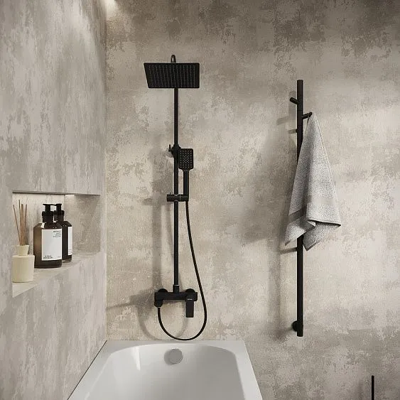 Душевая стойка GROSSMAN 500.K35.02.210 черный матовый