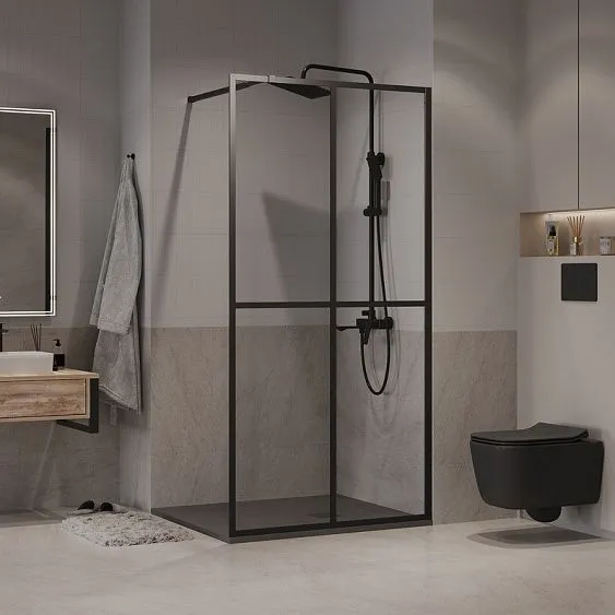 Душевая перегородка NIAGARA NG-686-12BLACK