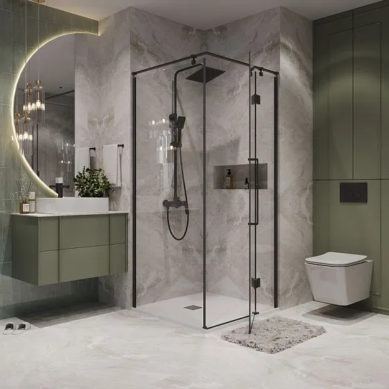 Душевое ограждение NIAGARA NG-6832-34ВLACK