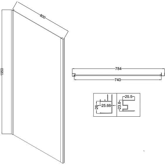 Боковая стенка NIAGARA NG-A80-34