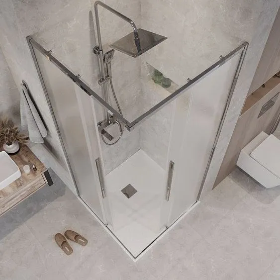 1/2 душевого ограждения GROSSMAN 1/2.K33.01.10.10.02 хром