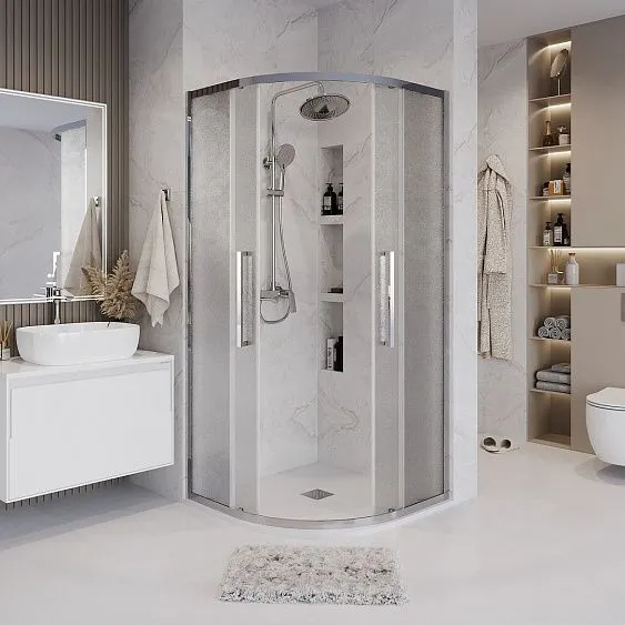 Душевое ограждение GROSSMAN 301.K33.02.1010.10.02 хром