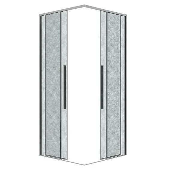 1/2 душевого ограждения GROSSMAN 1/2.K33.01.10.10.02 хром