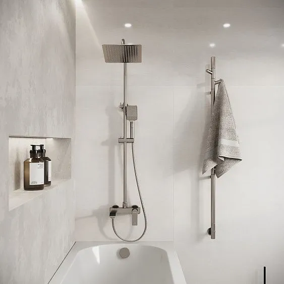 Душевая стойка GROSSMAN 500.K35.02.120 брашированный никель