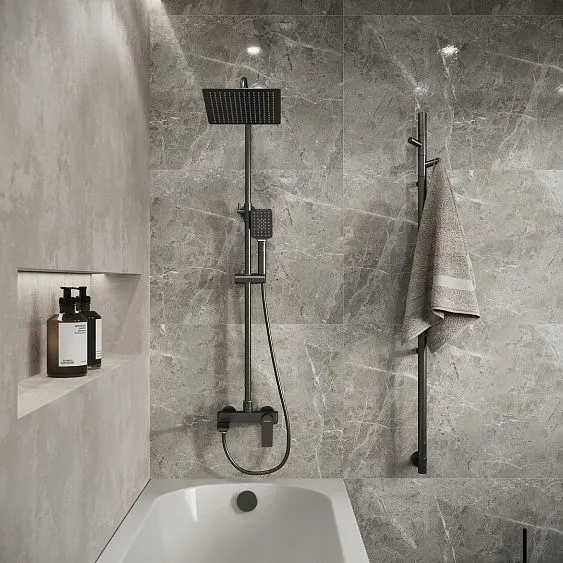 Душевая стойка GROSSMAN 500.K35.02.420 графит сатиновый