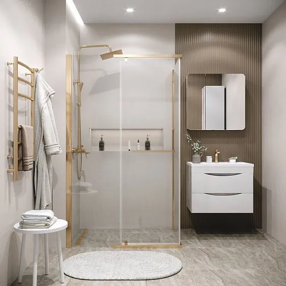 Боковая стенка GROSSMAN 200.K33.03.80.32.00 золото сатин