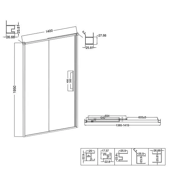 Дверь NIAGARA NG-84-14AB