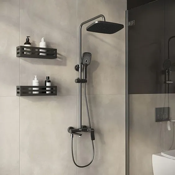 Душевая стойка GROSSMAN 500.K35.09.420 графит сатиновый