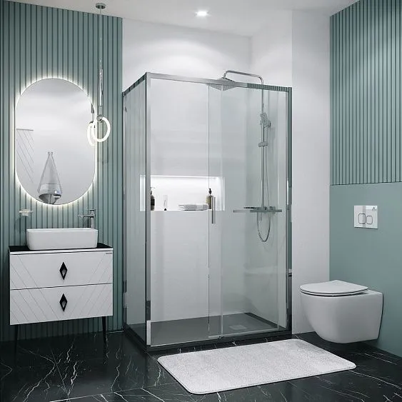 Боковая стенка GROSSMAN 200.K33.05.80.10.00 хром