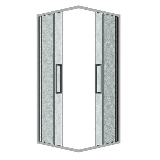 Душевое ограждение GROSSMAN 300.K33.02.1010.10.02 хром