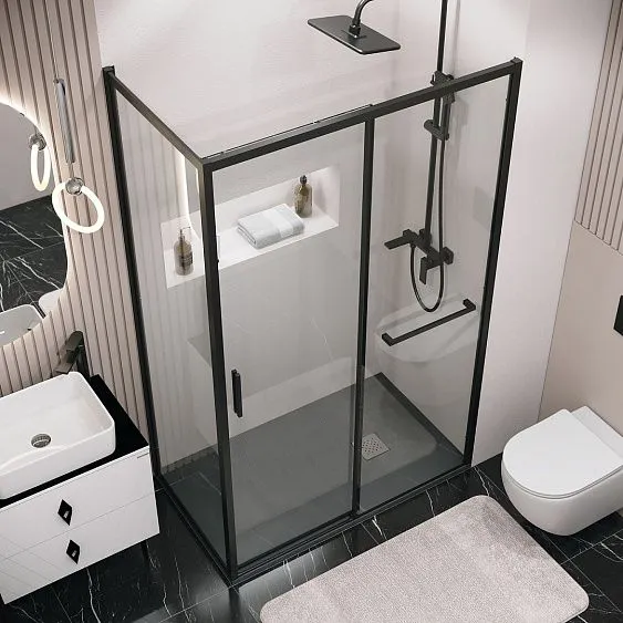 Боковая стенка GROSSMAN 200.K33.05.80.21.00 черный матовый