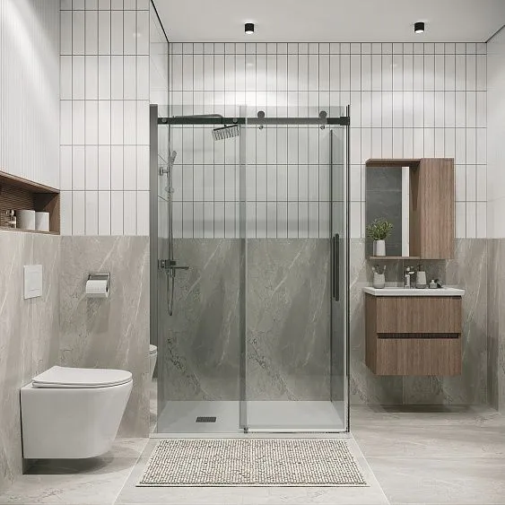 Душевое ограждение GROSSMAN 100.K33.04.160.10.00-200.K33.04.100.10.00 хром