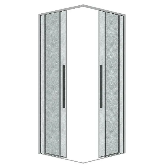 1/2 душевого ограждения GROSSMAN 1/2.K33.01.80.10.02 хром