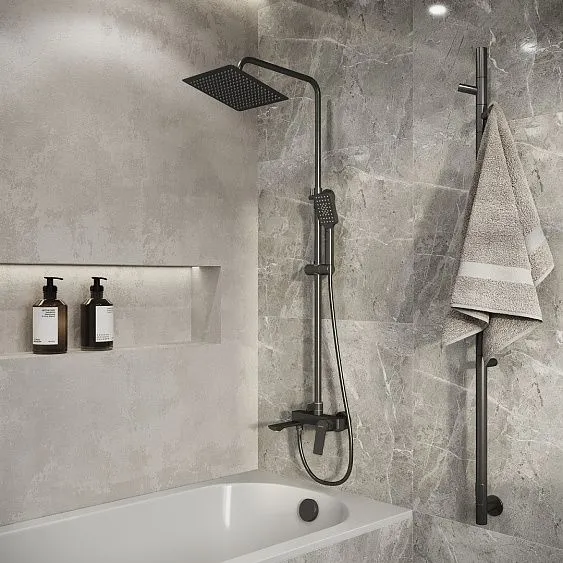 Душевая стойка GROSSMAN 500.K35.02.420 графит сатиновый