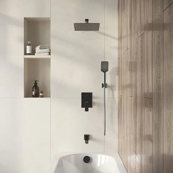 Душевая система скрытого монтажа GROSSMAN 501.K35.05.420 графит сатиновый